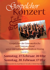 Gospeltrain-Konzerte Februar